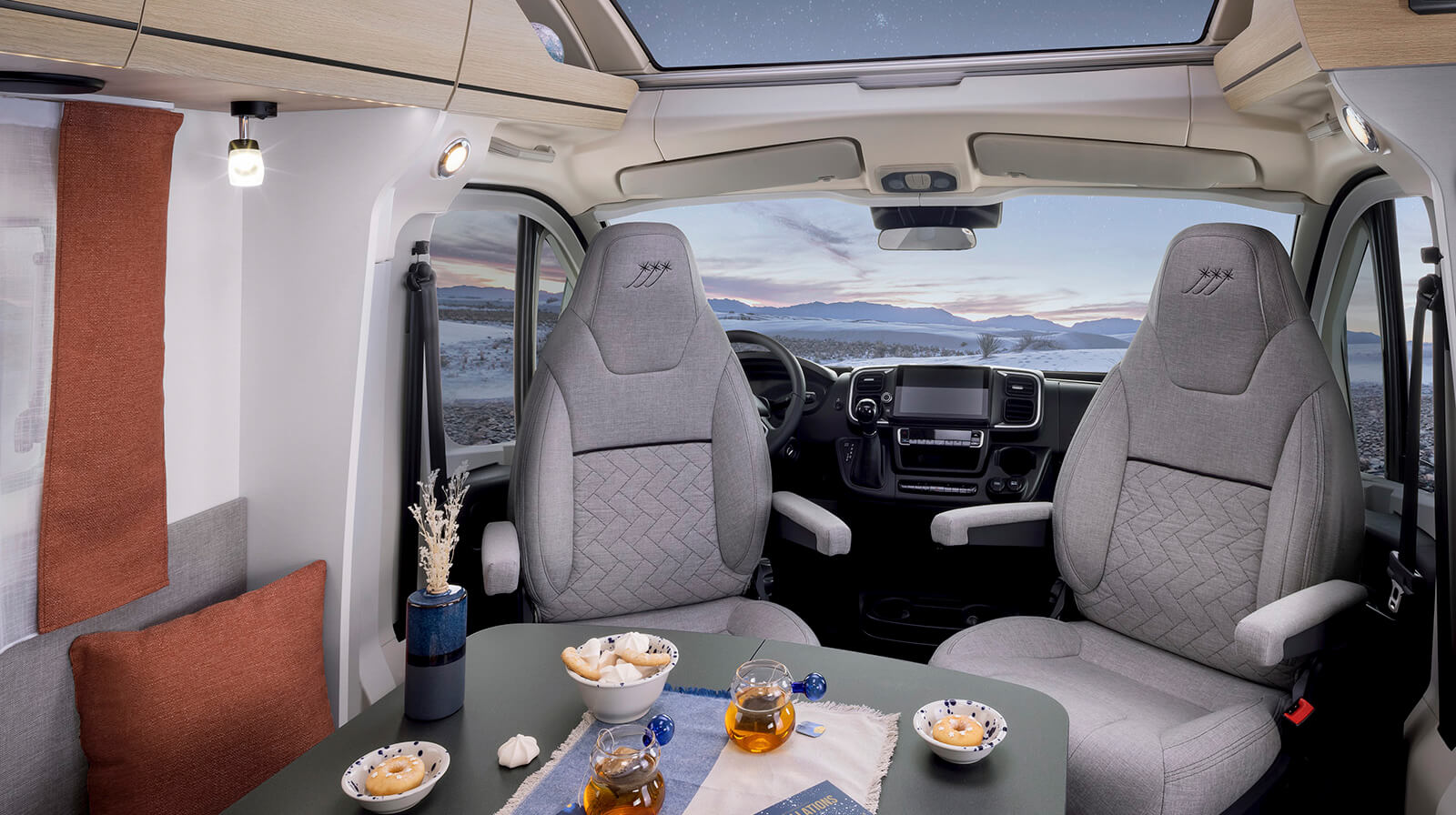 Interior photos RAPIDO Husbilar C55 NIGHT EDITION